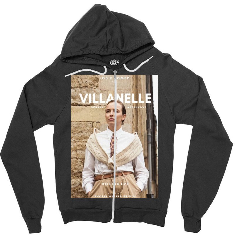 Villanelle Design Poster Girl (1) Zipper Hoodie by peatcrascow | Artistshot