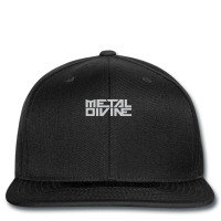 Metal Divine A Design For Metal Fans Printed Hat | Artistshot