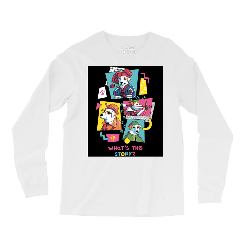 Wishbone Tv Show Tshirtwhatx27s The Story Wishbone Tv Show 90s Russell Long Sleeve Shirts by peatcrascow | Artistshot