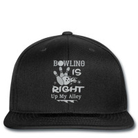 Bowling Is Right Up My Alley Printed Hat | Artistshot