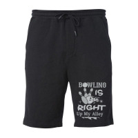 Bowling Is Right Up My Alley Fleece Short | Artistshot