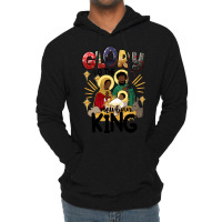 Glory To The Newborn King Black Jesus Lightweight Hoodie | Artistshot