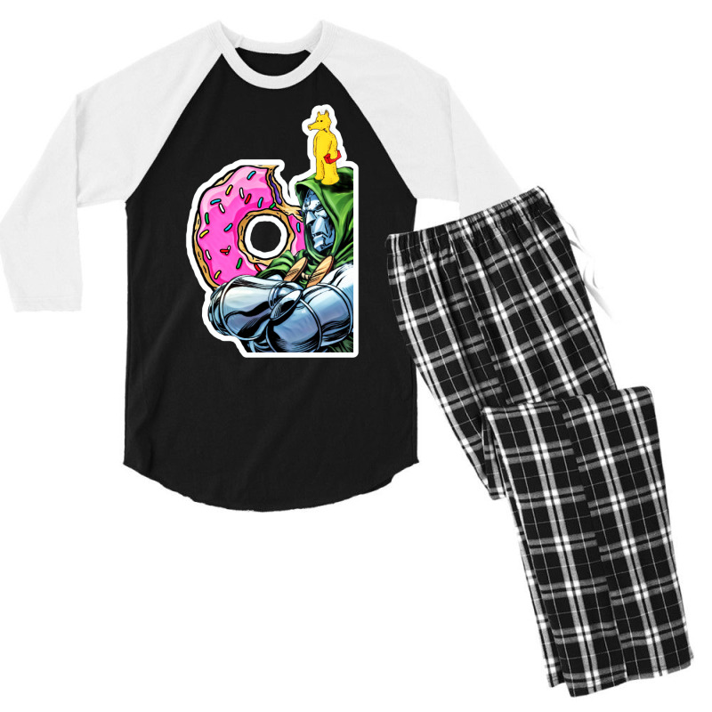 Mad Villain Girl Love Men's 3/4 Sleeve Pajama Set | Artistshot