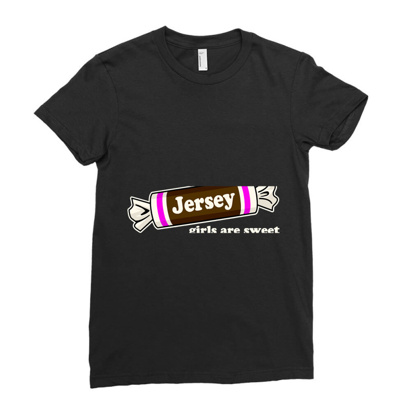 New Jersey Girls Are Sweet Ladies Fitted T-Shirt by mrbigzeroht | Artistshot