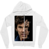 Tv Show Quote Poster Retro (1) Zipper Hoodie | Artistshot