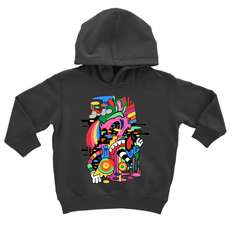 Abstract Trippy Sailor Man Cartoon Design Toddler Hoodie | Artistshot