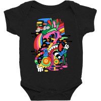 Abstract Trippy Sailor Man Cartoon Design Baby Bodysuit | Artistshot