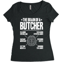 Typical Brain Butcher T Shirt Women's Triblend Scoop T-shirt | Artistshot