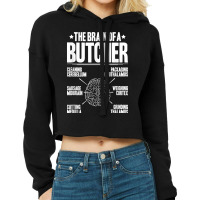 Typical Brain Butcher T Shirt Cropped Hoodie | Artistshot