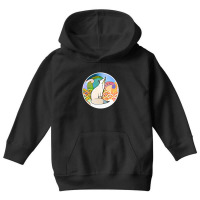 Arctic Fox - Foxhound - White Fox - Cute Fox - Wolf - Japanese Paintin Youth Hoodie | Artistshot