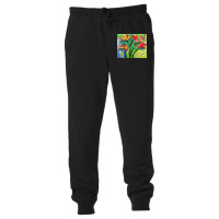 Paradise Flowers Acrylic Painting Unisex Jogger | Artistshot