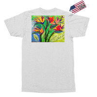 Paradise Flowers Acrylic Painting Exclusive T-shirt | Artistshot