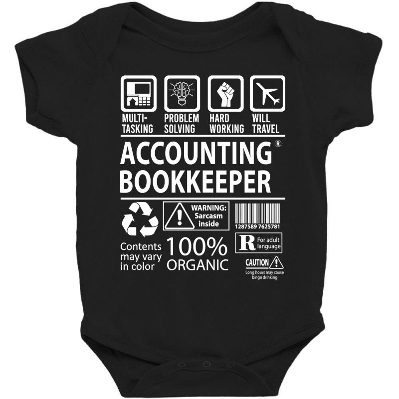 Accounting Bookkeeper - Multitasking Baby Bodysuit | Artistshot