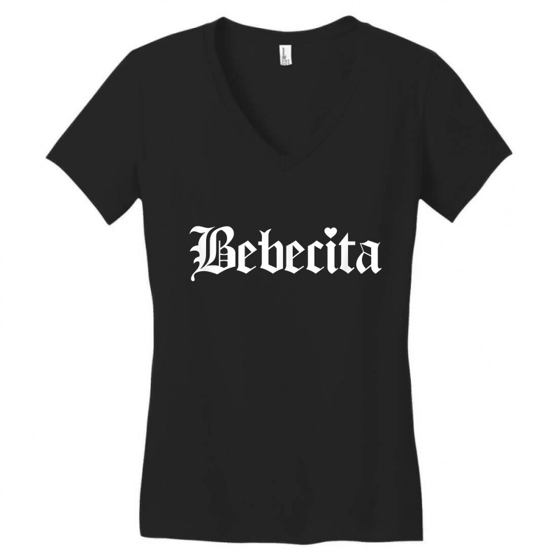 Bebecita Latina - Baby Girl Women's V-Neck T-Shirt by DanaMarieDeLosSantos | Artistshot