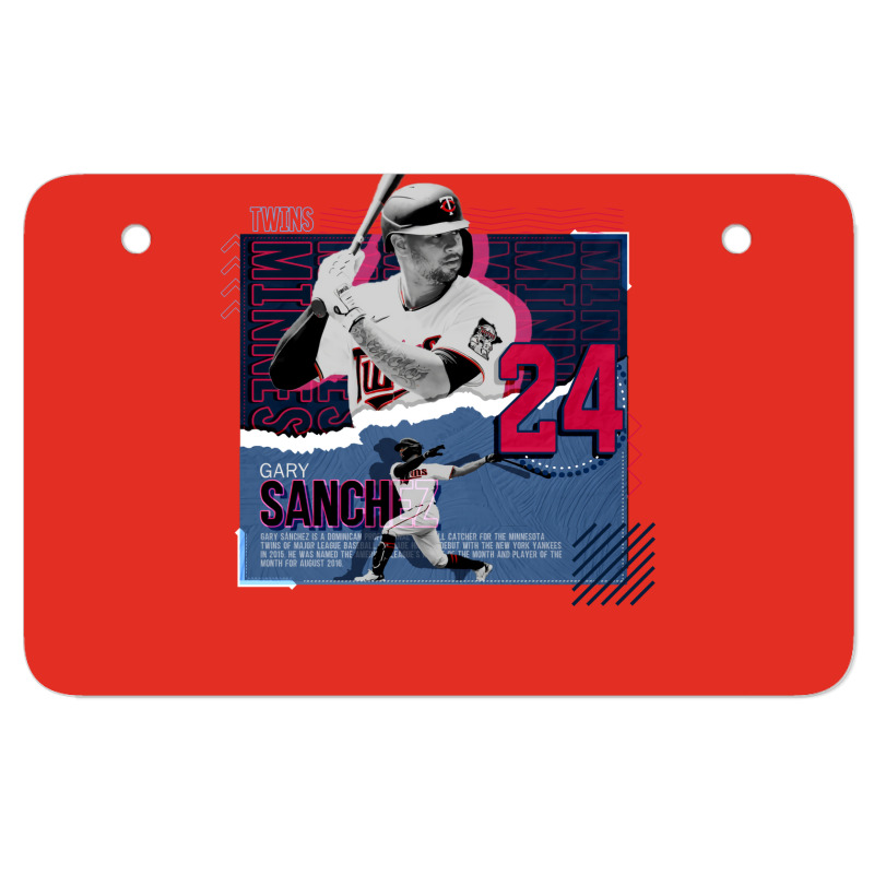 Gary Sanchez Baseball Paper Poster Green Girl Atv License Plate | Artistshot