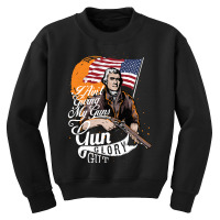 America Guns Glory Gut Youth Sweatshirt | Artistshot