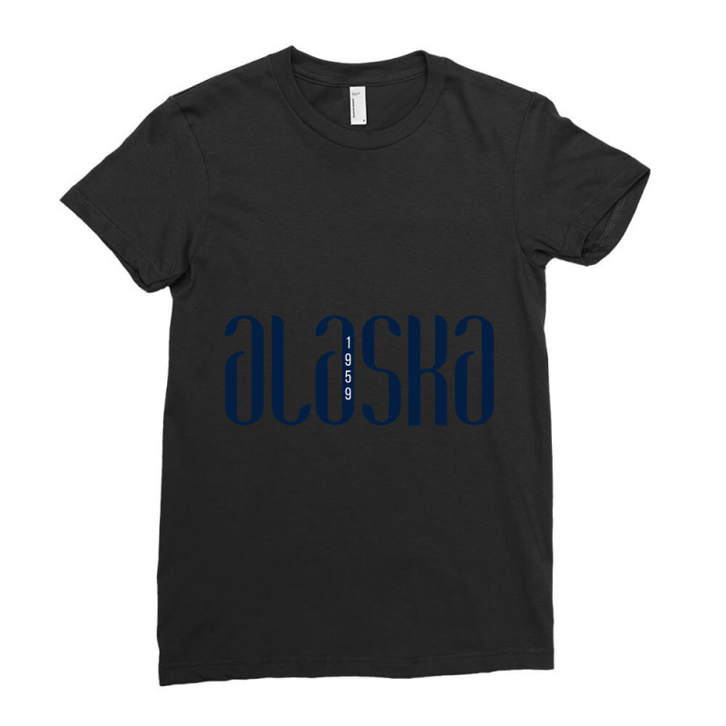 Alaska, United States - Us State Americans Ladies Fitted T-Shirt by stumbledfeatures425 | Artistshot