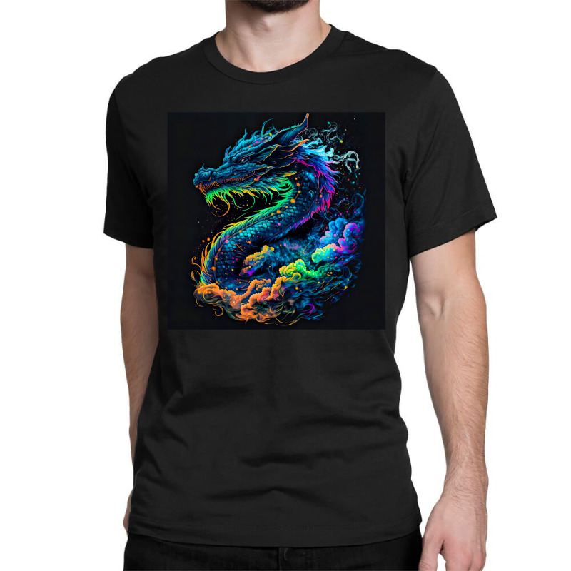 Dragon Japanese Pop Art Classic T-shirt by Noto Creative | Artistshot