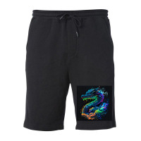 Dragon Japanese Pop Art Fleece Short | Artistshot