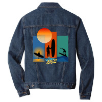 Longboard Surfing Since 1962 Sweatshirt Men Denim Jacket | Artistshot