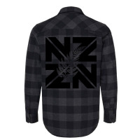 New Zealand With A Silver Quote Cute Flannel Shirt | Artistshot