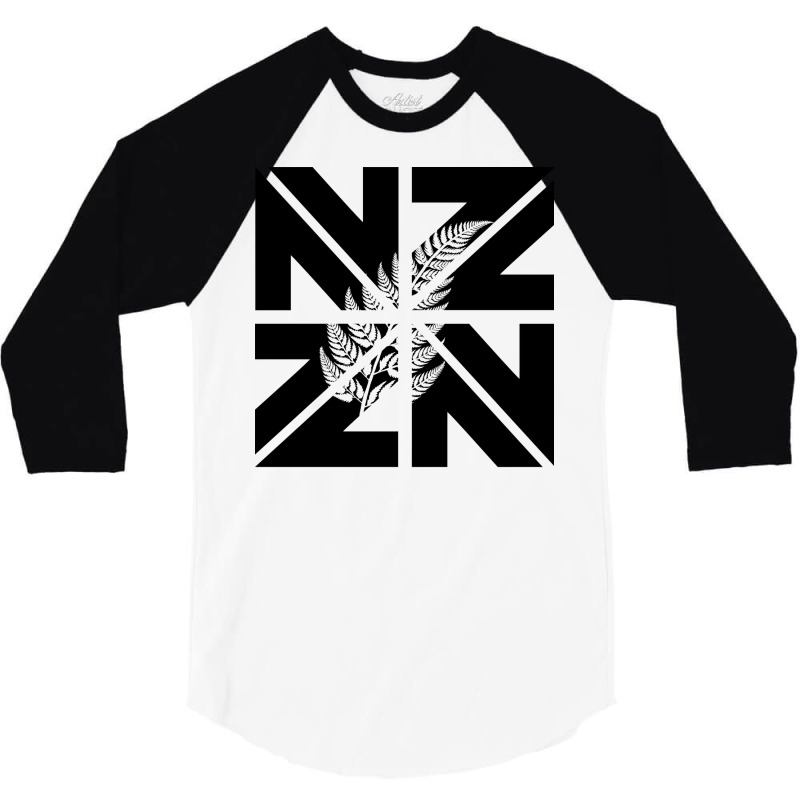 New Zealand With A Silver Quote Cute 3/4 Sleeve Shirt by lybohasmanop | Artistshot