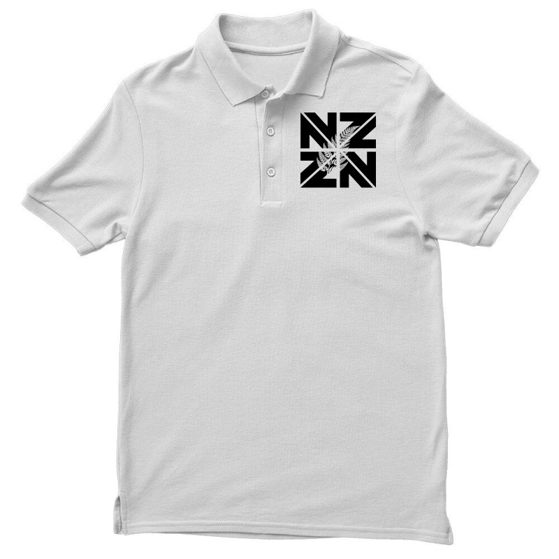 New Zealand With A Silver Quote Cute Men's Polo Shirt by lybohasmanop | Artistshot