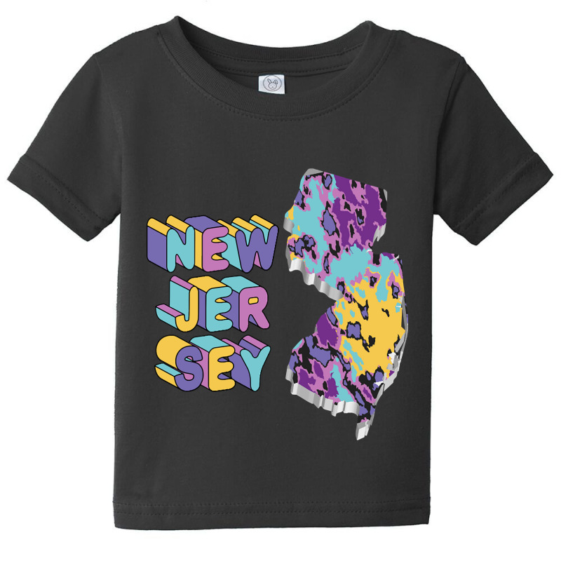 New Jersey State Abstract Art Baby Tee by mrbigzeroht | Artistshot