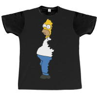 Homer Coming Out Of Bushes Graphic T-shirt | Artistshot