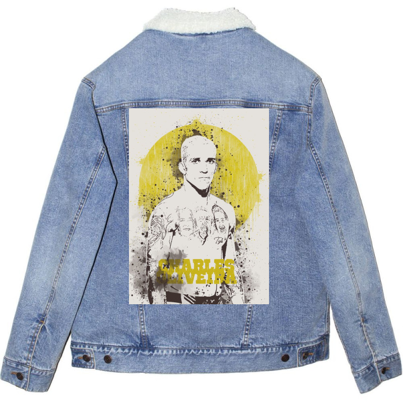 Charles Oliveira Unisex Sherpa-lined Denim Jacket | Artistshot