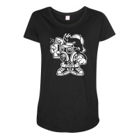Gas Mask Boy In The Mission Maternity Scoop Neck T-shirt | Artistshot