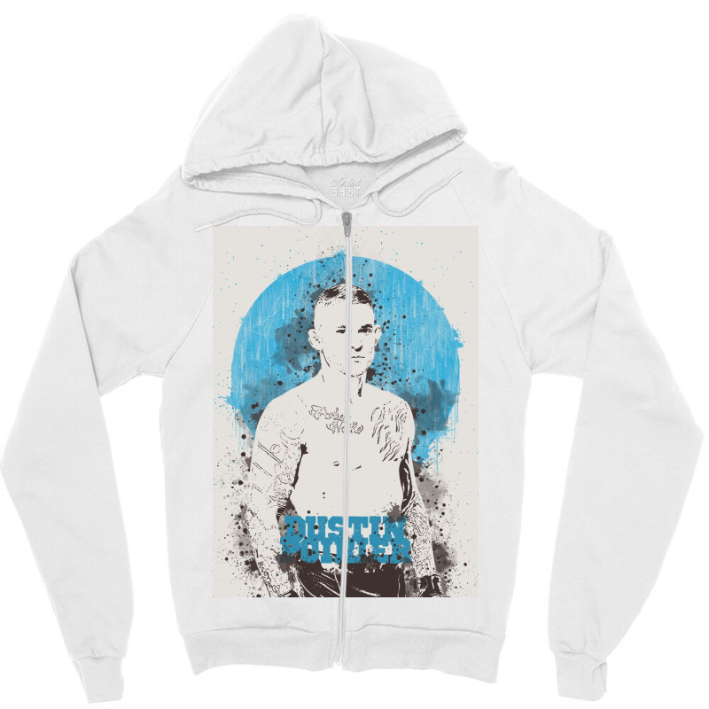 Dustin Poirier Zipper Hoodie | Artistshot