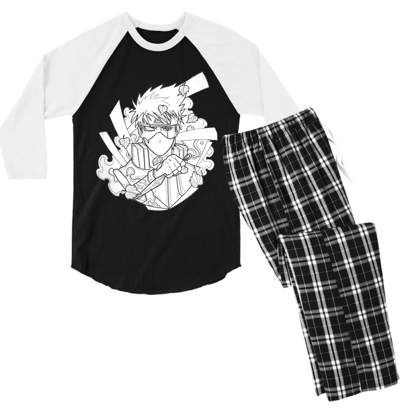 Kakashi-t0eo1 Men's 3/4 Sleeve Pajama Set | Artistshot