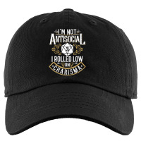 Limited Edition Not Antisocial, Rolled Low Charisma Funny Rpg Loves Dr Kids Cap | Artistshot