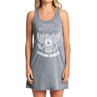 Bowling Name Team Shirt Bowling Lifetime Member Tank Dress | Artistshot