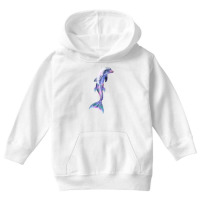 Dolphin Mermaid Youth Hoodie | Artistshot