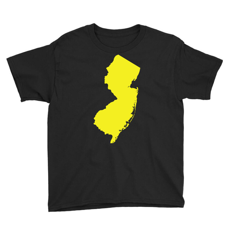 New Jersey Yellow Youth Tee by mrbigzeroht | Artistshot