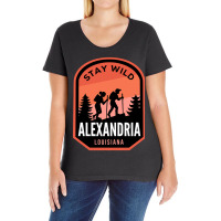 Alexandria Louisiana Hiking In Nature-dnm51 Ladies Curvy T-shirt | Artistshot