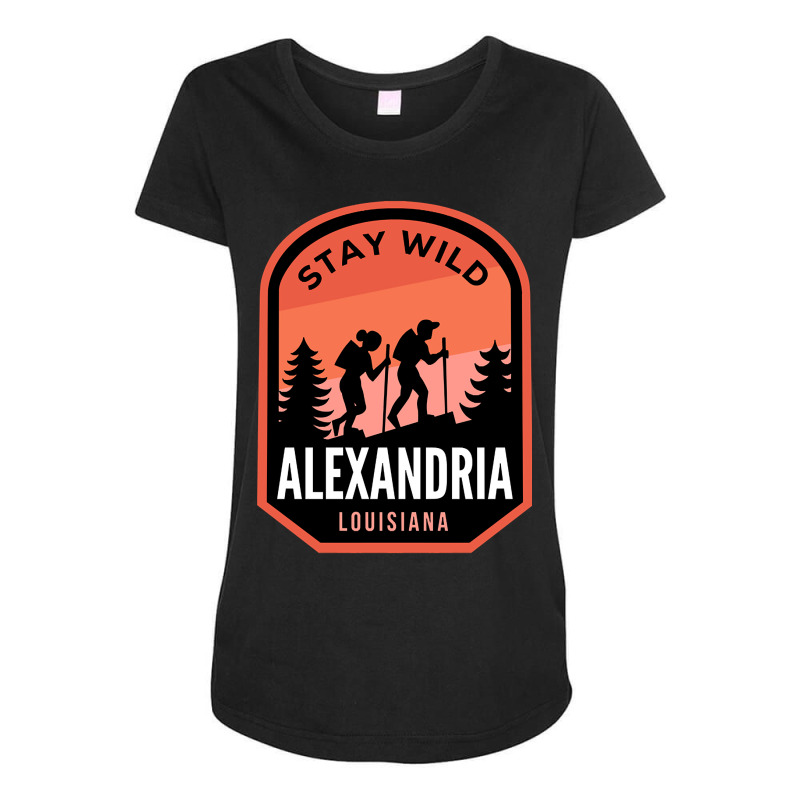 Alexandria Louisiana Hiking In Nature-dnm51 Maternity Scoop Neck T-shirt by currentlyderby559 | Artistshot