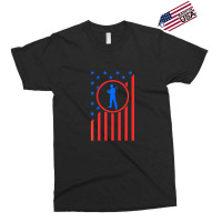 Coal Miner Dad Support Coal Mining Family Husband Usa Flag Exclusive T-shirt | Artistshot