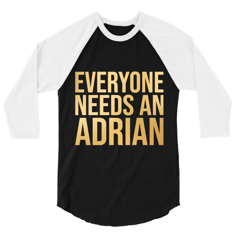 Adrian Name-kmd7s 3/4 Sleeve Shirt | Artistshot