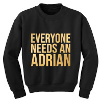 Adrian Name-kmd7s Youth Sweatshirt | Artistshot