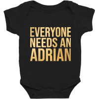 Adrian Name-kmd7s Baby Bodysuit | Artistshot