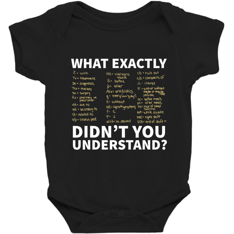 Limited Edition Nurse Shorthand Nurse Or Nursing Student (2) Baby Bodysuit | Artistshot