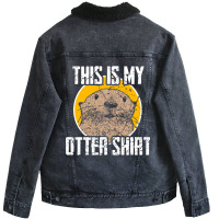 Limited Edition Otter Unisex Sherpa-lined Denim Jacket | Artistshot