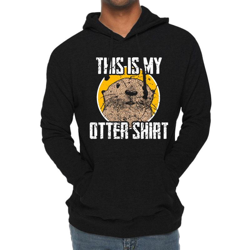 Limited Edition Otter Lightweight Hoodie by fenderbendable | Artistshot