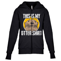 Limited Edition Otter Youth Zipper Hoodie | Artistshot