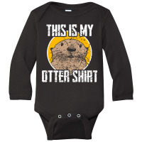 Limited Edition Otter Long Sleeve Baby Bodysuit | Artistshot