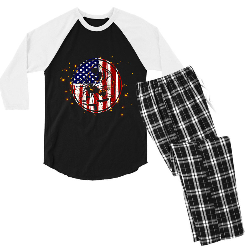 American Welder Gift-nuohn Men's 3/4 Sleeve Pajama Set by rentsabotage035@gmail.com | Artistshot