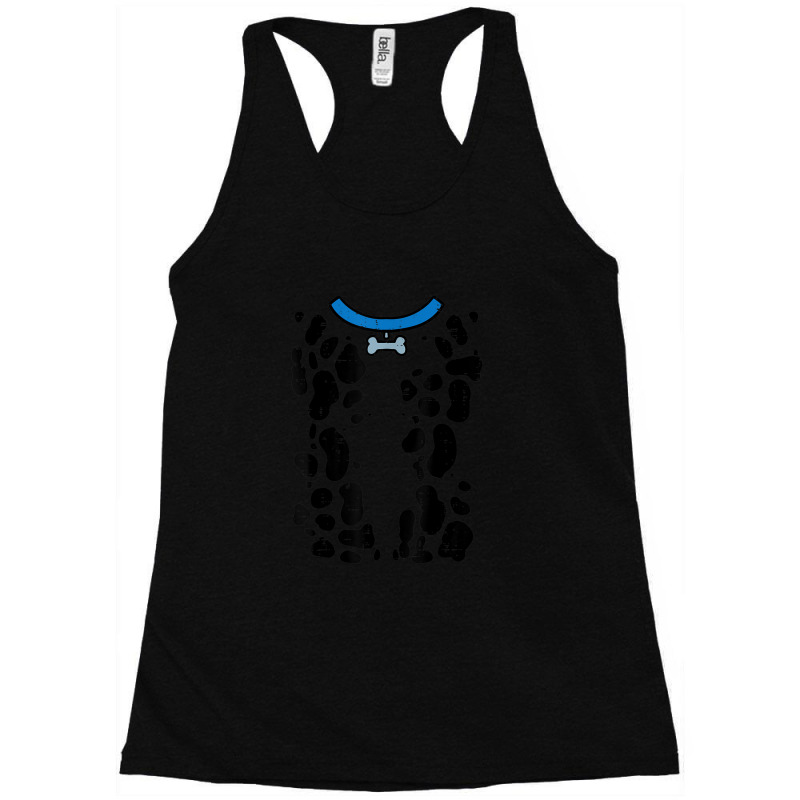 Blue Dalmatian Costume Funny Halloween Dog Men Women Kids Racerback Tank by DanaMarieDeLosSantos | Artistshot